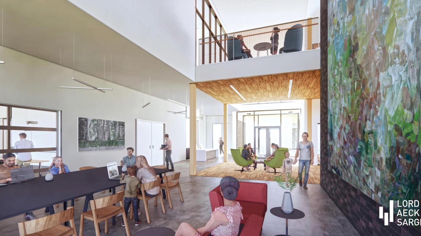Images: Trees Atlanta's modern new headquarters nears